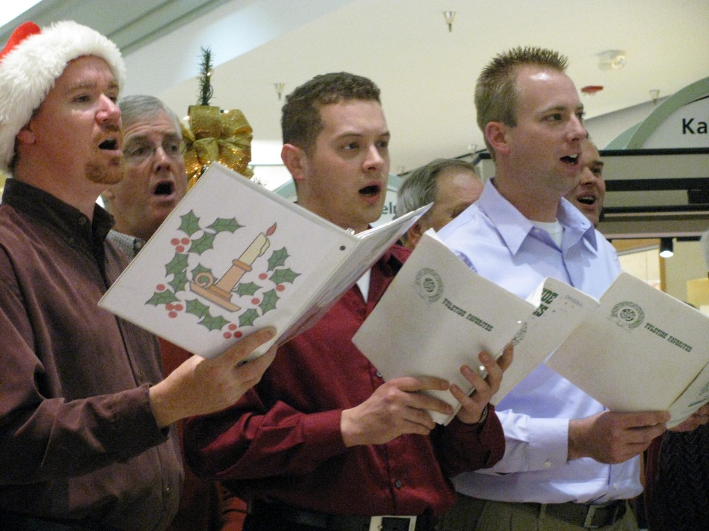 Each Christmas season the Hawks share holiday cheer with their seasonal songs.